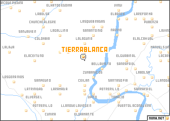 map of Tierra Blanca