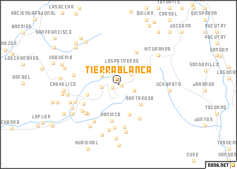 map of Tierra Blanca