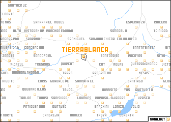 map of Tierra Blanca