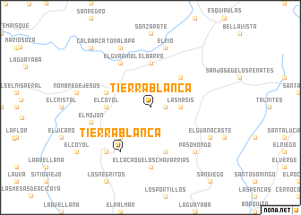 map of Tierra Blanca