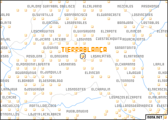 map of Tierra Blanca