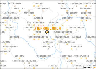 map of Tierra Blanca