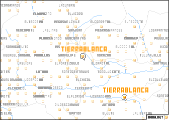 map of Tierra Blanca