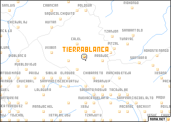 map of Tierra Blanca