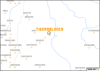 map of Tierra Blanca