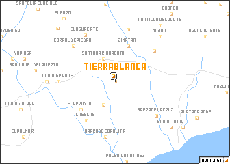 map of Tierra Blanca