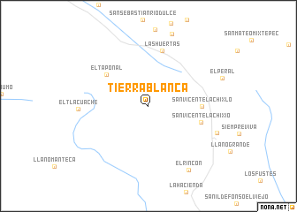 map of Tierra Blanca