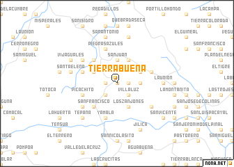 map of Tierra Buena