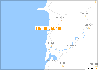 map of Tierra Del Mar