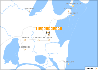 map of Tierra Dorada