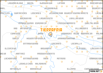 map of Tierra Fría