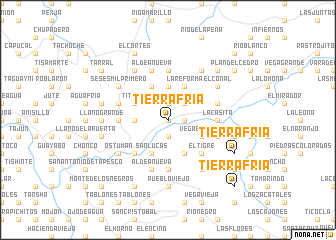 map of Tierra Fría