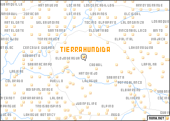 map of Tierra Hundida