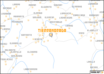 map of Tierra Morada