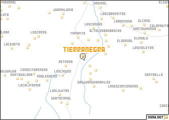 map of Tierra Negra
