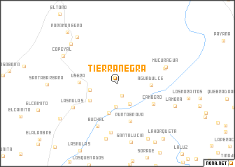 map of Tierra Negra