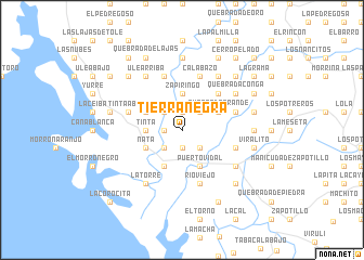 map of Tierra Negra