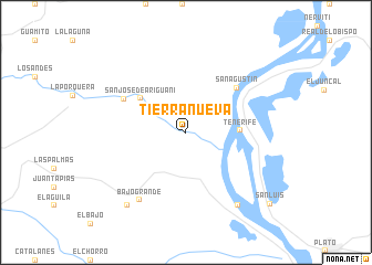 map of Tierra Nueva