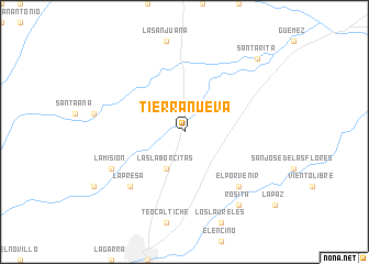 map of Tierra Nueva