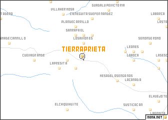 map of Tierra Prieta