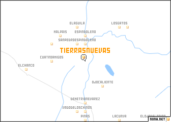 map of Tierras Nuevas