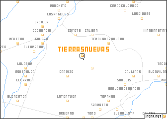 map of Tierras Nuevas