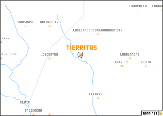 map of Tierritas