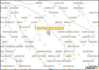 map of Tiers du Dessus