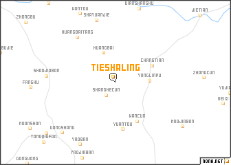 map of Tieshaling