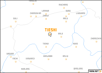 map of Tieshi