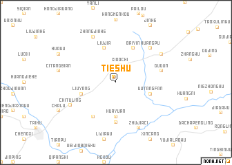 map of Tieshu