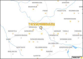 map of Tiéssémabougou