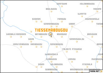 map of Tiéssémabougou
