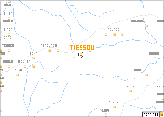 map of Tiessou