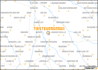 map of Tieste-Uragnoux