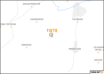 map of Tietê