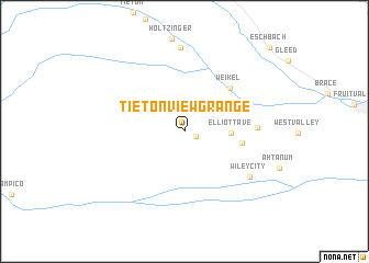 map of Tietonview Grange