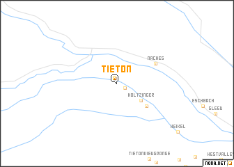 map of Tieton