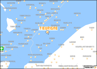 map of Tieurigne