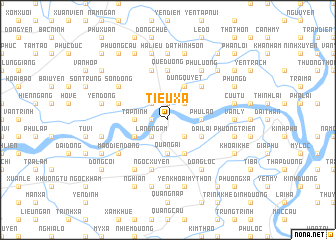 map of Tiêu Xá