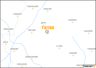 map of Tieyao