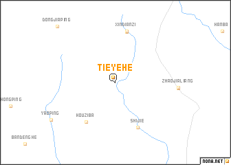 map of Tieyehe