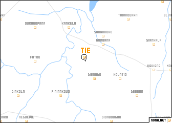 map of Tié