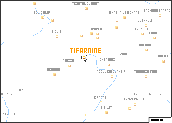 map of Tifarnine