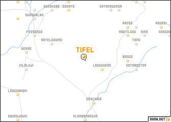 map of Tifel