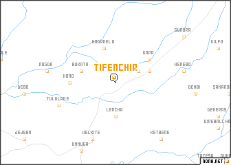 map of Tʼifēnchʼir