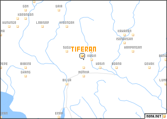 map of Tiferan