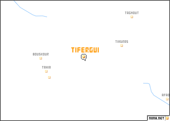 map of Tifergui