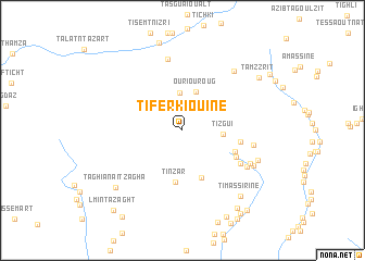 map of Tiferkiouine