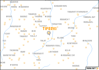 map of Tiferki